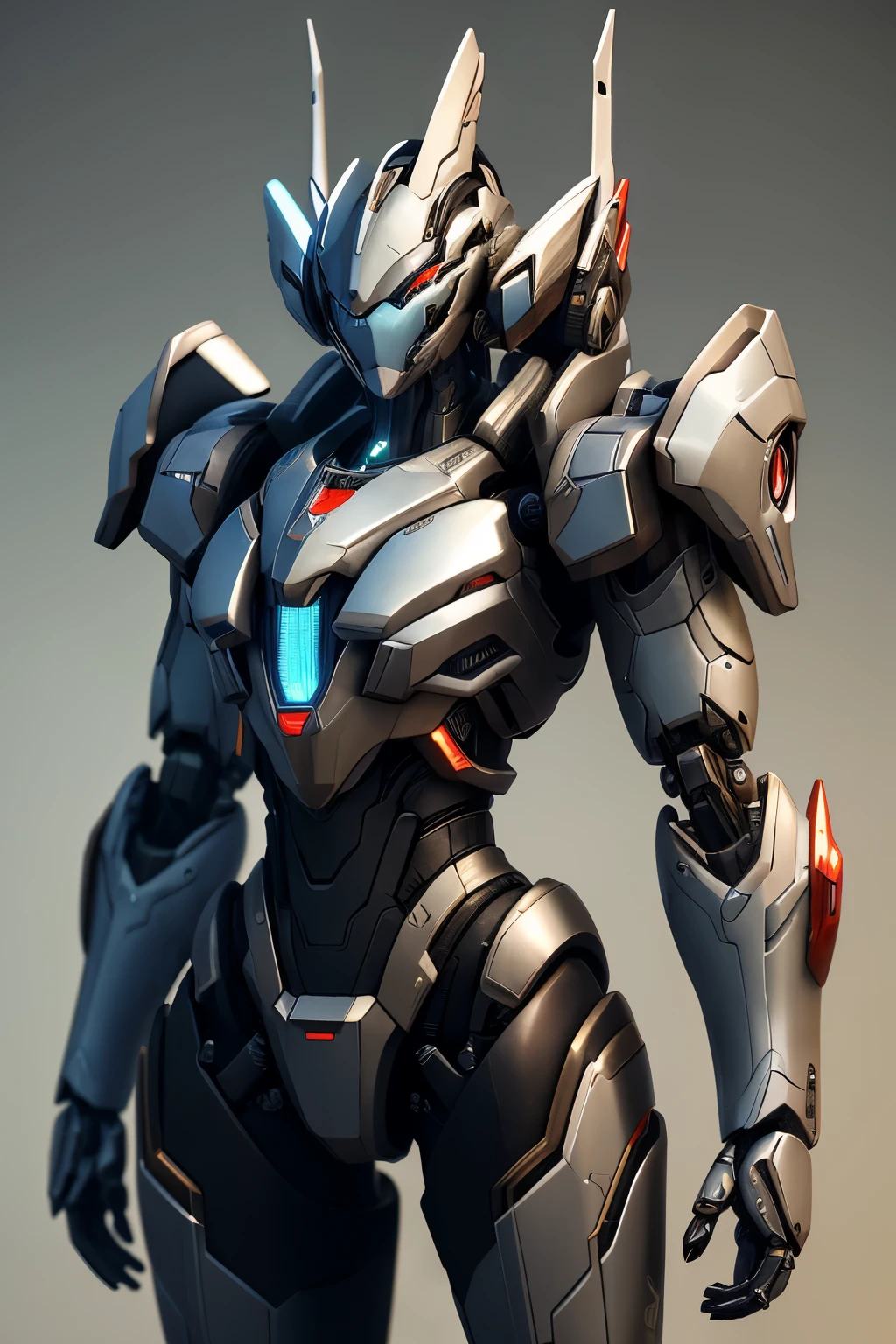 um close up de uma mulher em um terno com uma espada, girl with mecha cybernetic armor, mecha feminina, robot mecha female dragon head, sleek mecha female dragon head, biblical female android, terno mecha, trends in cg society, de um lindo warframe feminino, vencedor do concurso central zbrush, obra-prima da sociedade cg, trends in zbrush central
