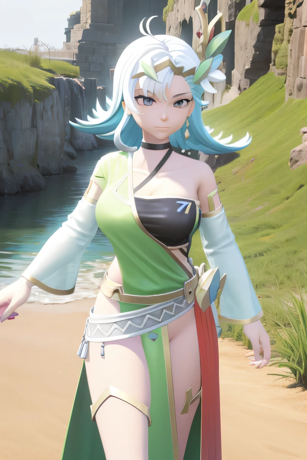 lily, 1 girl, dance
