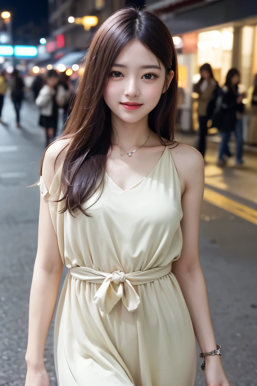 Close-up of a woman in a dress standing in front of a wall, Elegant dress, Dressed in elegant dresses, floating dress, korean women's fashion model, Guviz, Sexy dress, cute anime waifu in a nice dress, Transparent gray dress, in dress, cute elegant pose, IG model | Art germ, wearing flowing dress, Tumblr