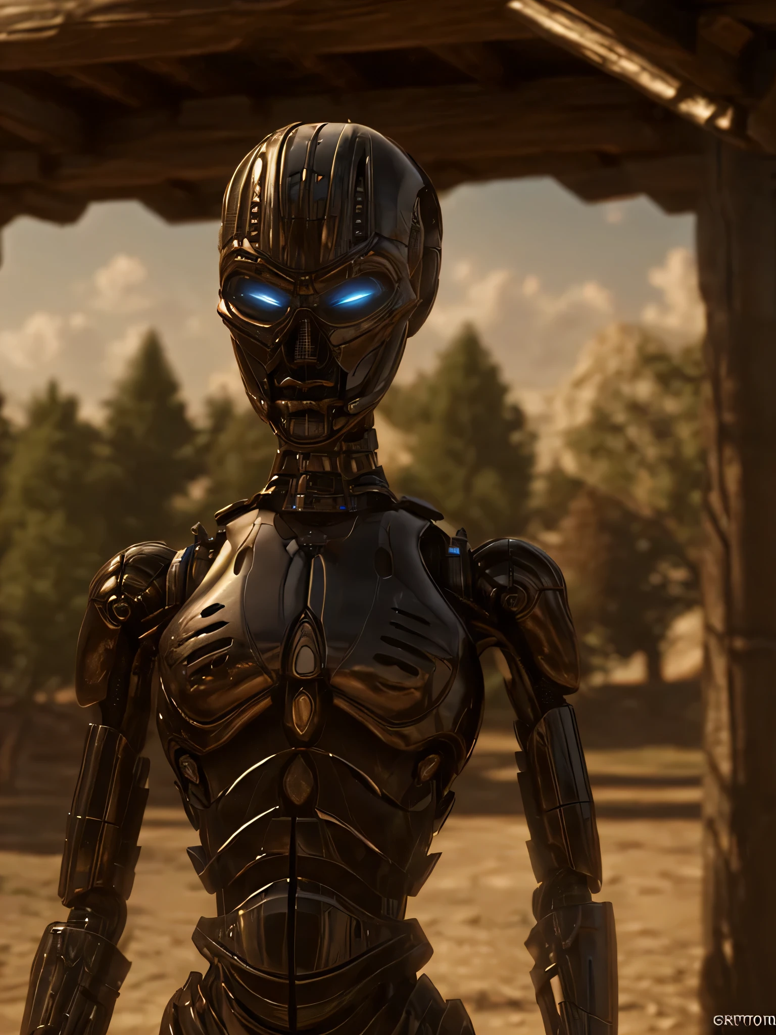 realistic, (T-Xendo), (T-X Endoskeleton:1.4), Terminator 3, detailed TX endoskeleton, ultrarealistic T-X endo, clear lighting, deep focus, sharp details, (detailed environment, best quality, ultra HD 8K