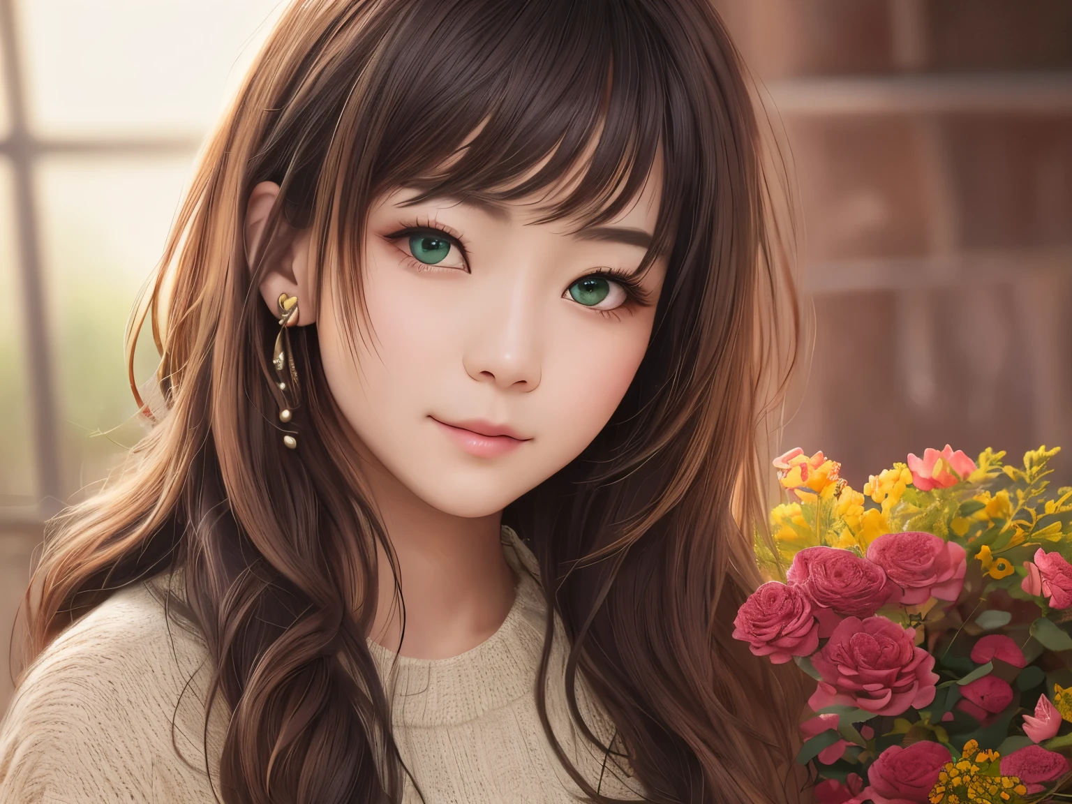 RAW photo, delicateなピンクの服を着たかわいい赤ちゃんの接写ポートレート, looking at camera, table top, 最high quality, high quality, High resolution, high quality textures, high quality shadows, high detail, beautiful details, small details, Highly detailed computer graphics, detailed texture, lifelike face, realistic, colorful, delicate, 映画的にdelicateな顔, 美しくdelicateな細部の目,  perfect facial proportions, high skin detail, Skin details, highly detailed face, nice green eyes, [Chubby], attractive, With rosy cheeks and cheerful bright eyes, nice (rembrandt lighting), zeiss lens, 超realistic (highly detailed skin: 1.2), 8K UHD, Digital single-lens reflex camera, Bright frame, high quality, Fuji XT3, (Nature in the background)