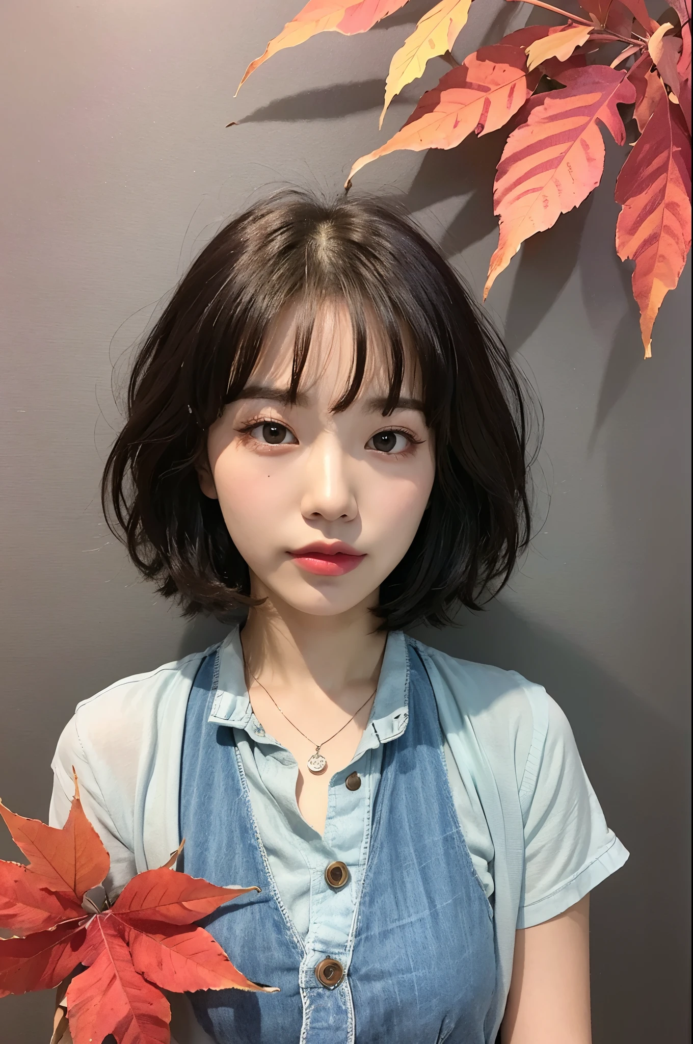 Korean beauty　short hair　trip