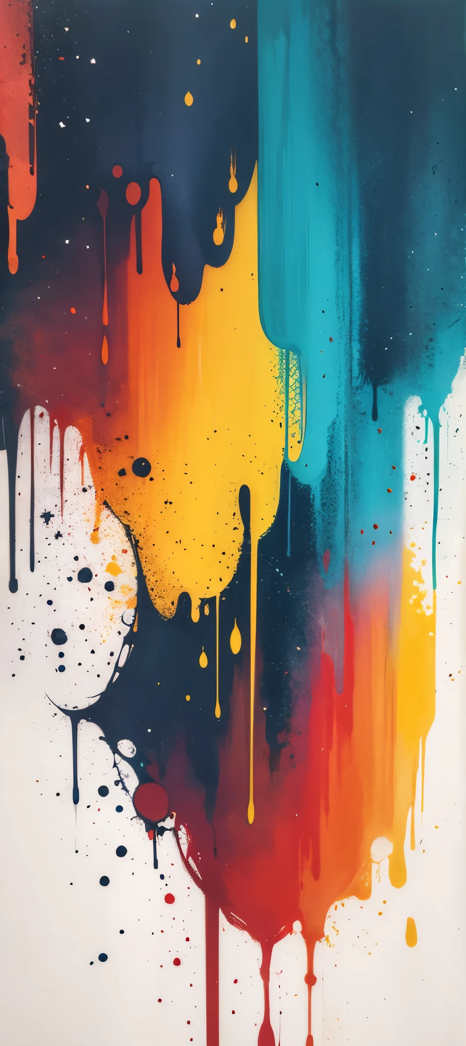 abstraction, Different colors, stains