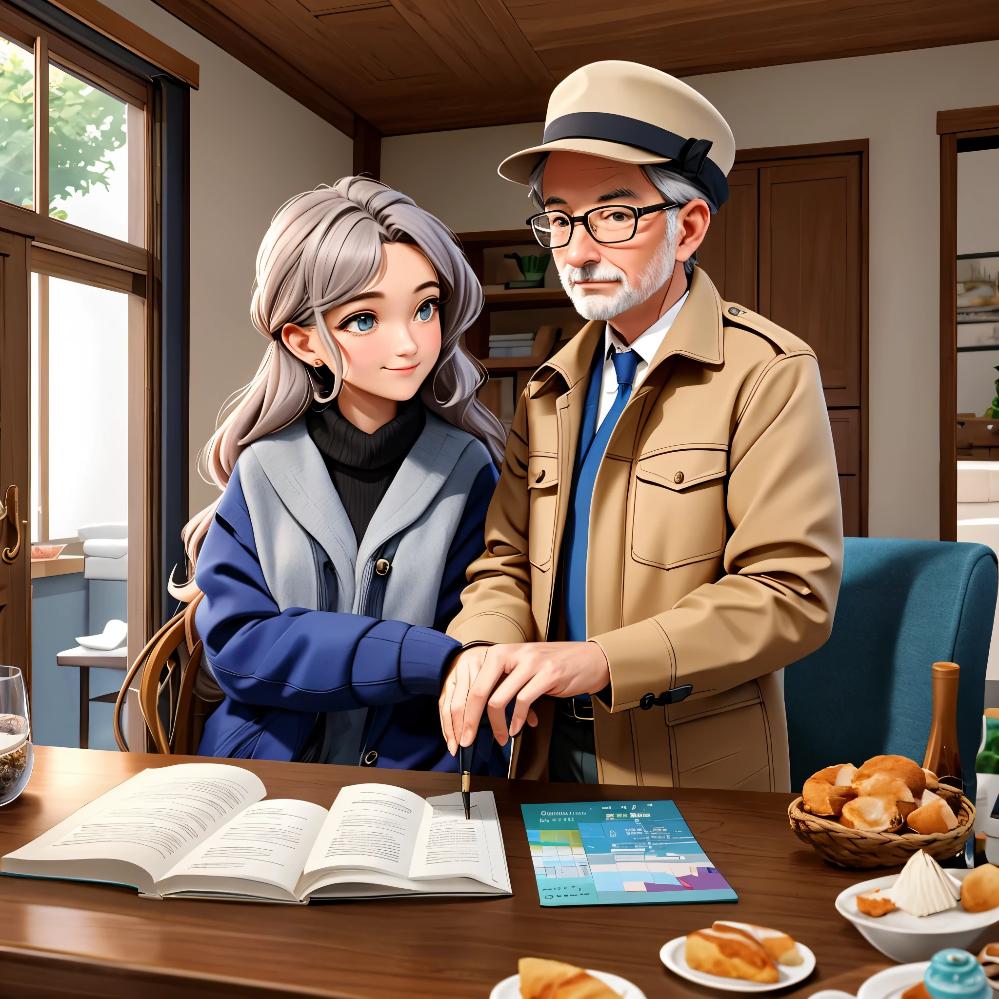 un couple de séniors, deux vieux, un papy et une mamie, ils sont assis sur un canapé et regardent ensemble un ordinateur portable, Image de haute qualité, avec un ordinateur portable sur ses genoux, Deux personnes âgées, capture d'écran de haute qualité, prise en 2022, très haute résolution, super haute résolution, un cadre magnifique, très intense, technologie avancée, où un grand, Âgé, précis et détaillé, beau, détail exceptionnel, tendance