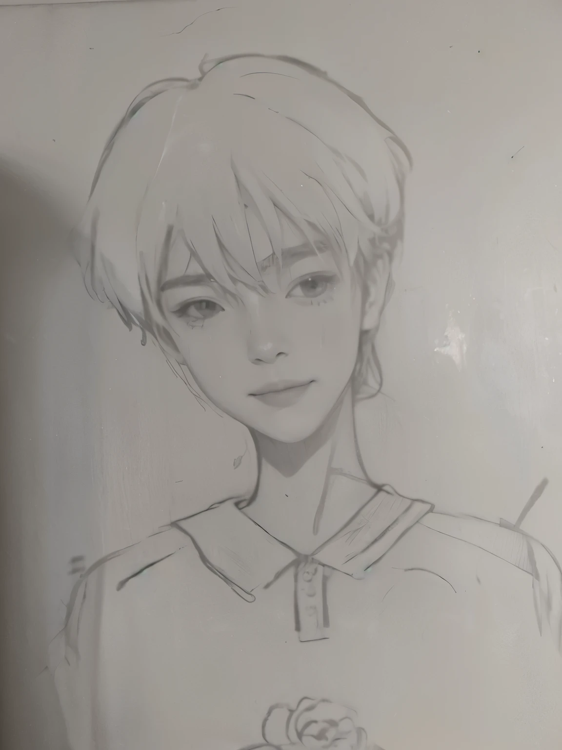 The best quality of a boy indifferent smile slightly broken cover