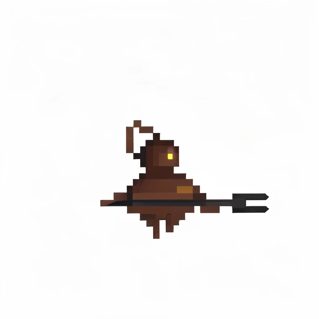 vector art, 2d sprite, a droid with a weapon