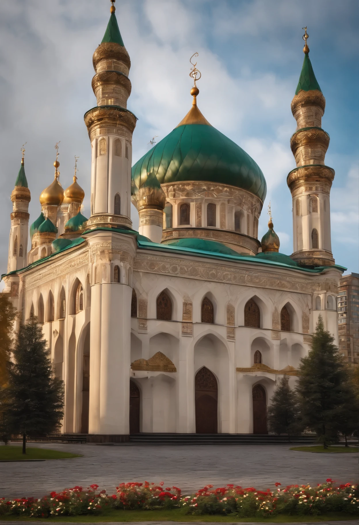 Cathedral Mosque in Cathedral Square, Moscow, realistic, 32k.
