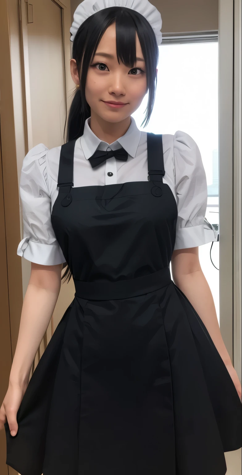 makima from chainsaw man, in maid outfit