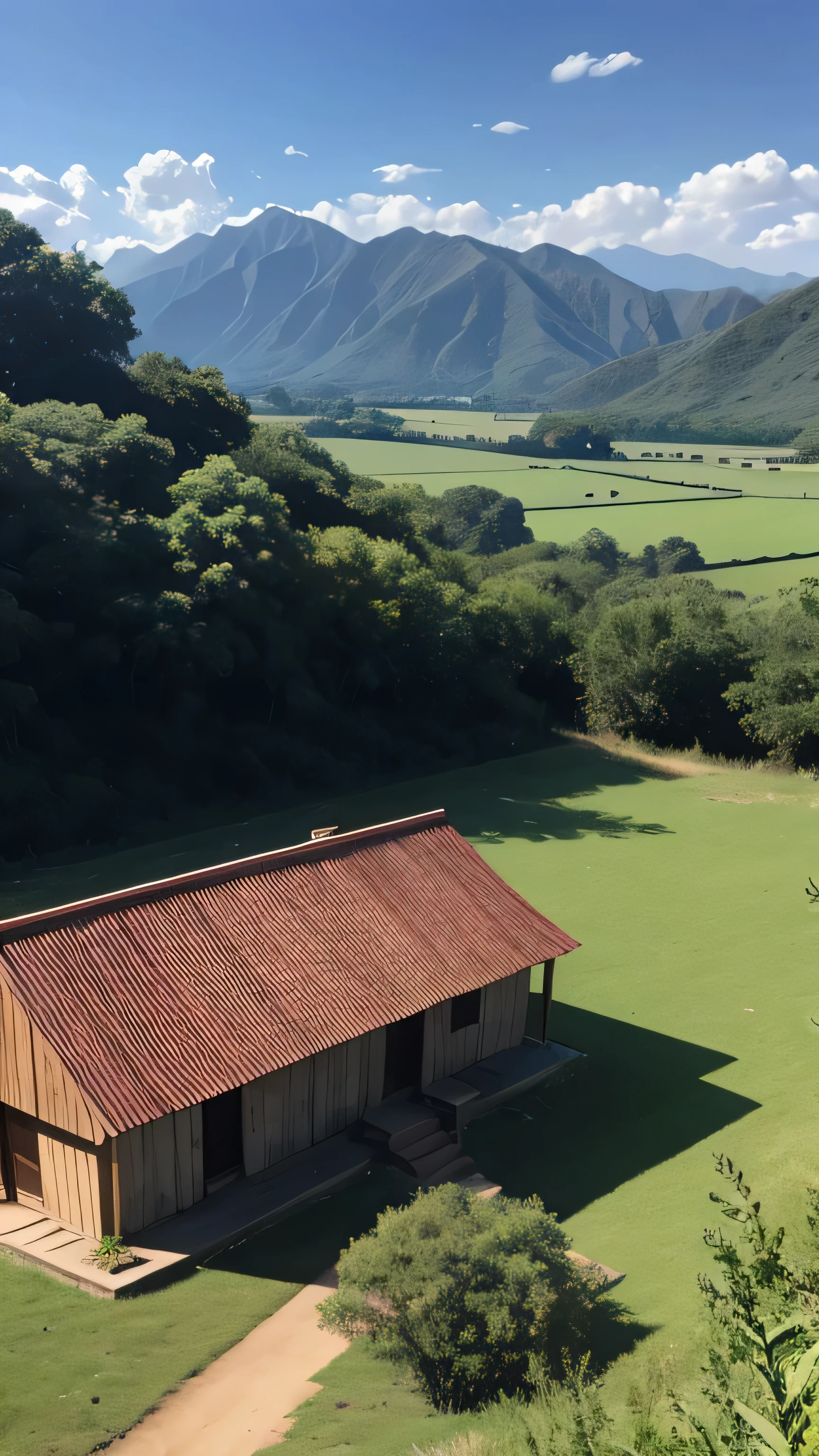 Rural scenery away from the hustle and bustle of town