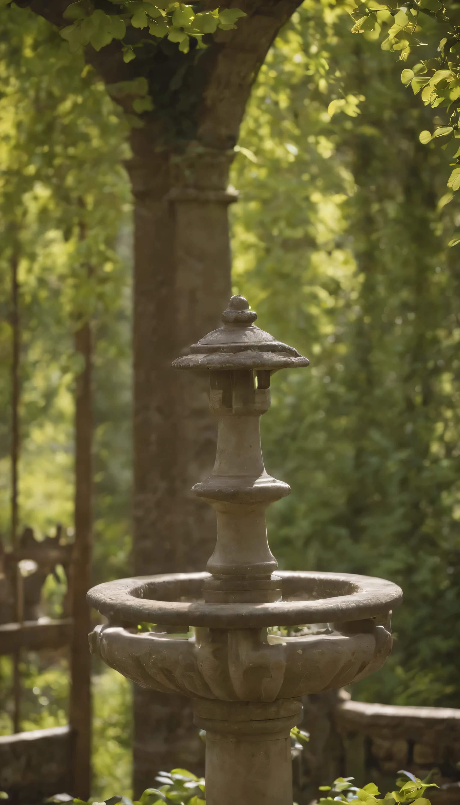 (Highly detailed CG Unity 8K wallpaper、masterpiece、highest quality、Super detailed)、(best lighting、best shadow、very delicate and beautiful)highest quality、8K、Detailed facial depiction、masterpiece、highest quality、clear image quality、Photos of the old well and the green world around it