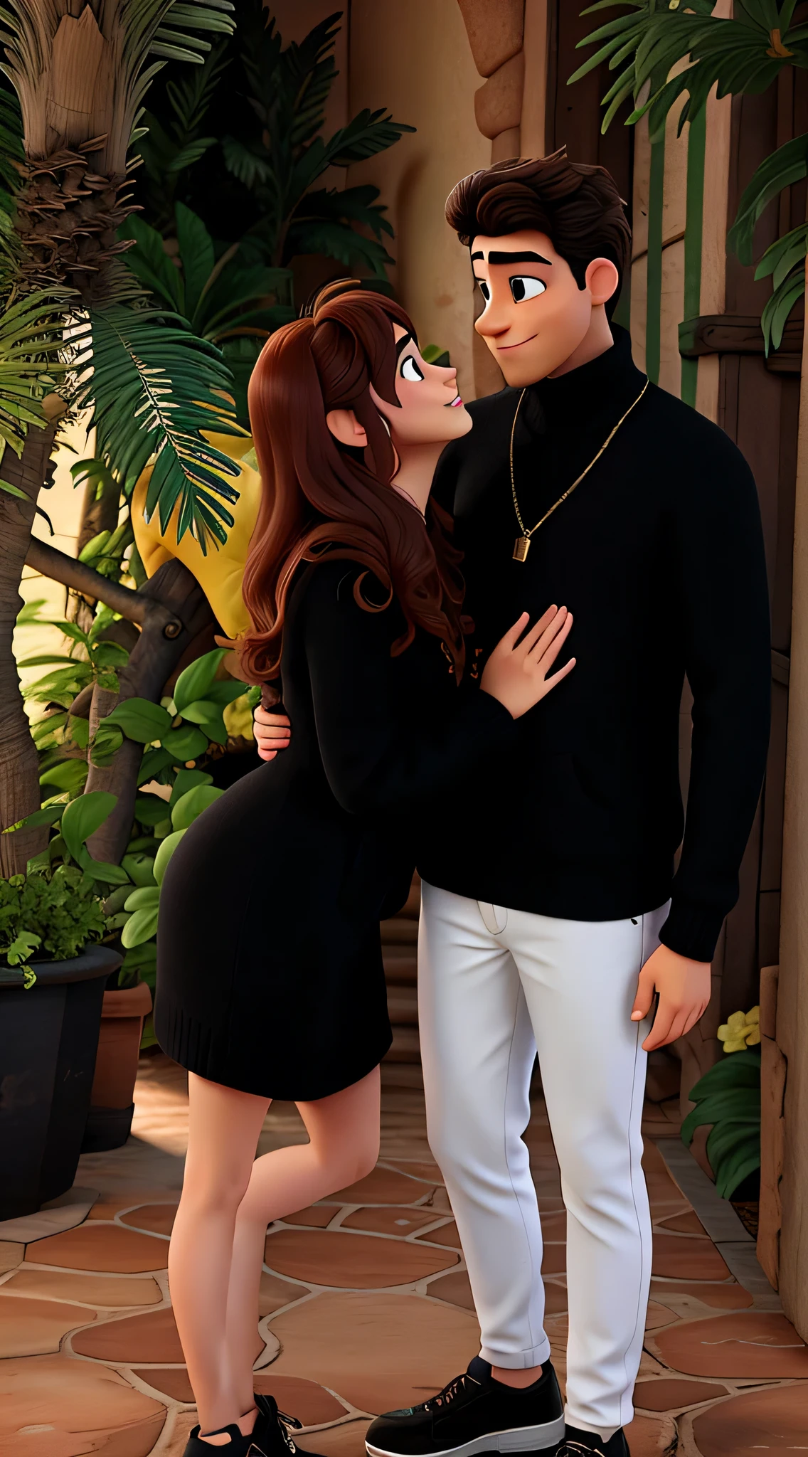 Casal estilo disney pixar melhor qualidade alta qualidade. 