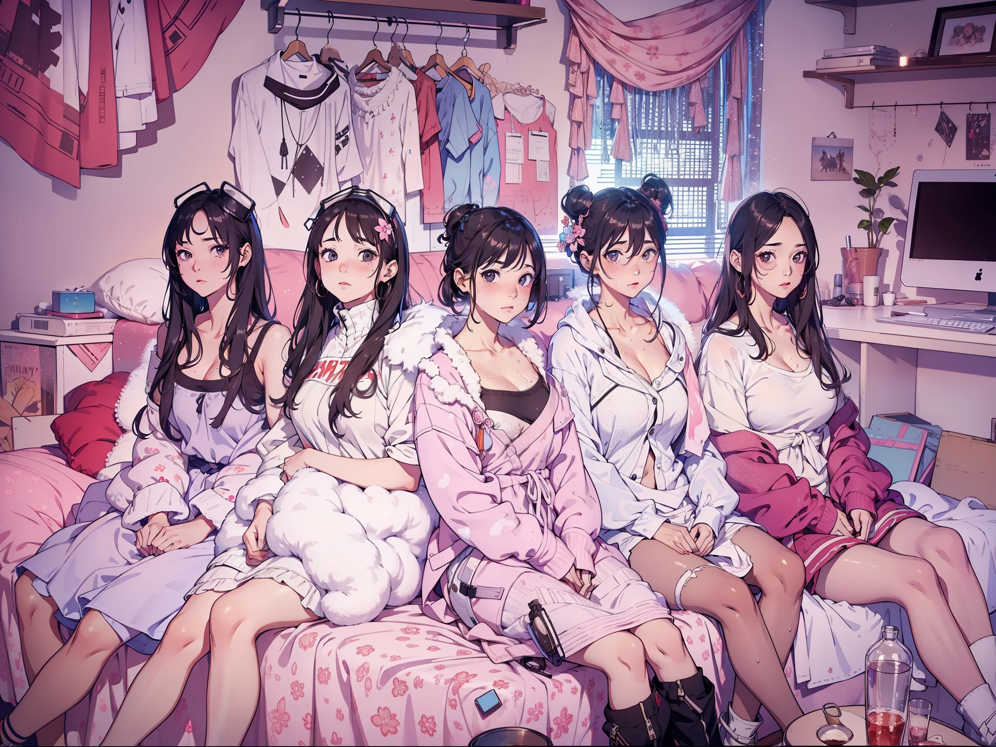 (extremely detailed CG unity 8k wallpaper), (masterpiece), (best quality), (ultra-detailed), (best illustration), (best shadow), (absurdres),
BREAK
girl, sweat, steam, medium breast, nsfw, shy, looking at viewer,