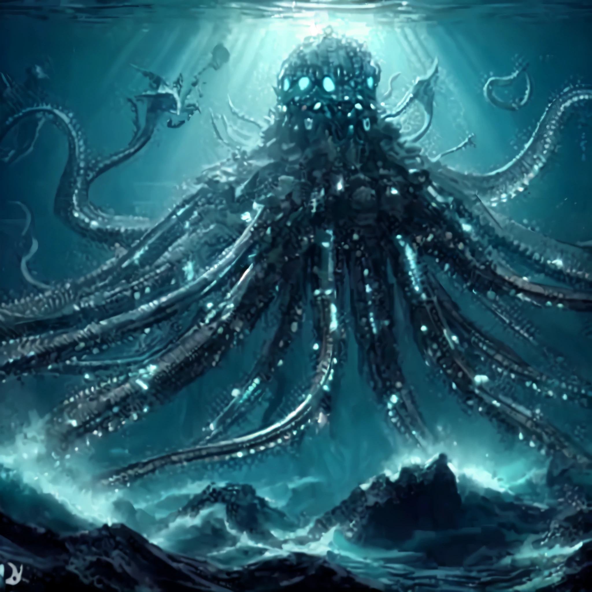 Leviathan, a sea serpent noted in theology and mythology