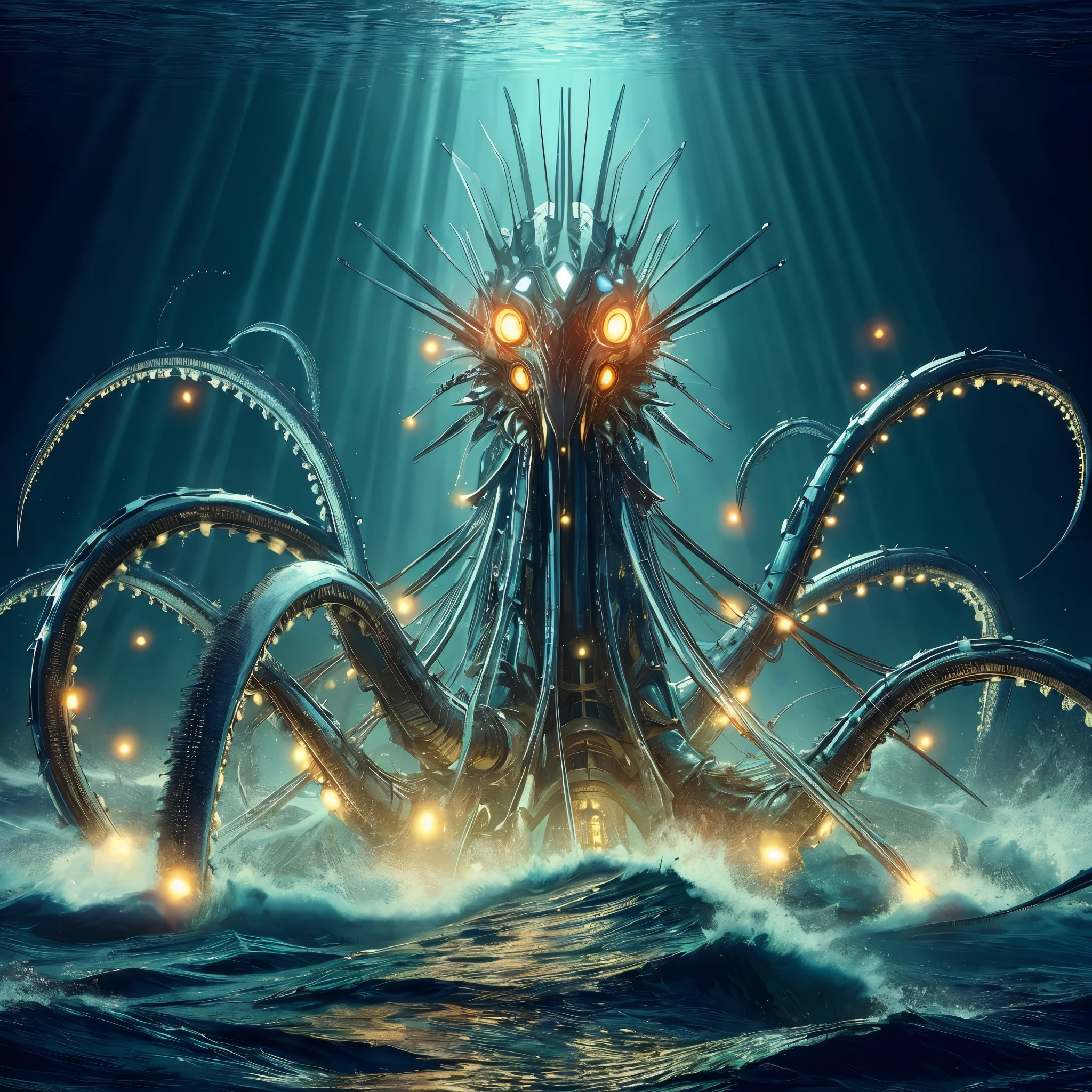 Leviathan, a sea serpent noted in theology and mythology