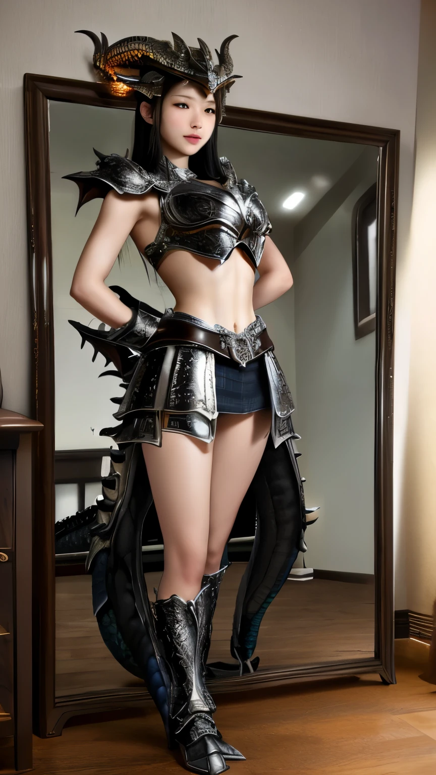 Browsing Caution, 16k RAW photos, Highest quality, masterpiece, Ultra-high resolution, Movie Grain, ((Sexy bikini armor:1.5)), ((fantasy Cloak:1.2)), 1 cute Girl, (in the Dark Cave:1.5), Looking at the audience, Realistic eye and facial details, Chubby Lips, Lipstick Makeup, Long straight black hair, beautiful legs, expensive woman, ((Shine)), ((Voluptuous body)), Abs, muscle, ((Big Ass:1.2)), Beautiful natural place, Goblin, (Detailed Background with goblin:1.5), ((beautiful Huge Tits:1.1)), expensive, Blurred Background, bracelet, bangs, Chubby lips, Depth of written border, Beautiful hip line, Shine skin, Lotion Skin, Slimy skin, look straight ahead,