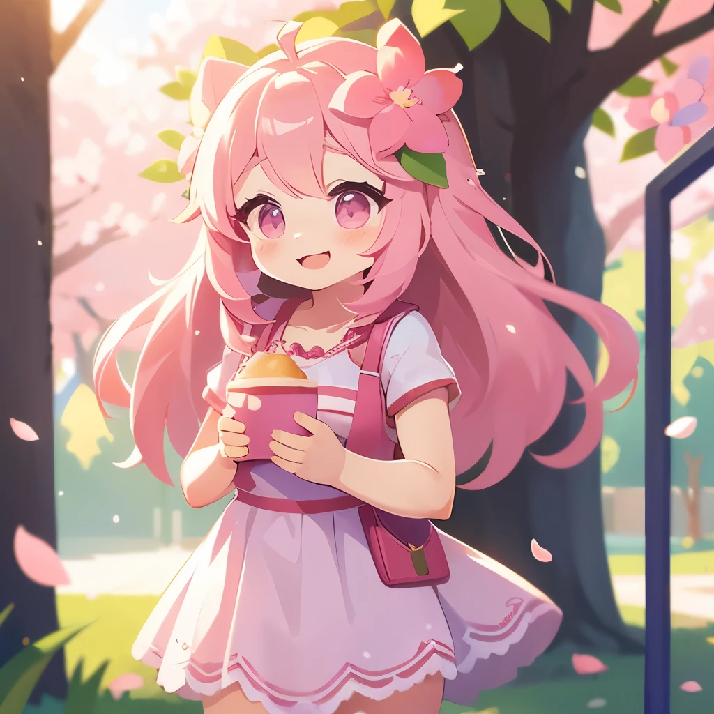 Here's your high school OC:
**Aria "Cherry Blossom" Sakura**
Aria Sakura is the sweet and bubbly girl you can't help but adore. With her long, wavy pink hair, freckles, and a seemingly endless collection of pastel clothes, Aria exudes a charming and happy-go-lucky vibe.
Aria is always smiling and has a knack for bringing joy to those around her. She loves to bake and often brings homemade treats to her classmates and friends. She's a bit of a hopeless romantic and dreams of finding her Prince Charming one day.
Despite her sweet demeanor, Aria isn't afraid to stand up for herself or her friends. She's a straight-A student and a star player on the school's soccer team, proving that she's got the brains and the brawn to match her beauty.
Aria is the ultimate best friend and a beloved member of her high school community. Her friendly, outgoing nature and infectious positivity make her a joy to be around. 🌸❤️