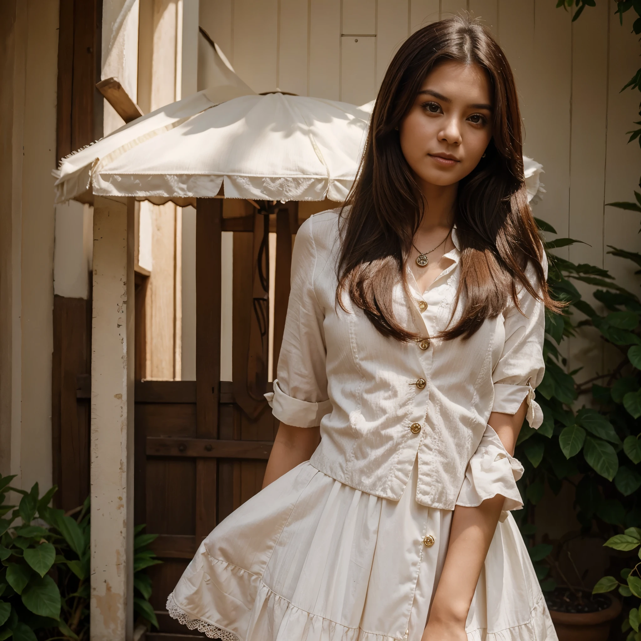 Wanita berambut old money, berkacamata, cantik, imut