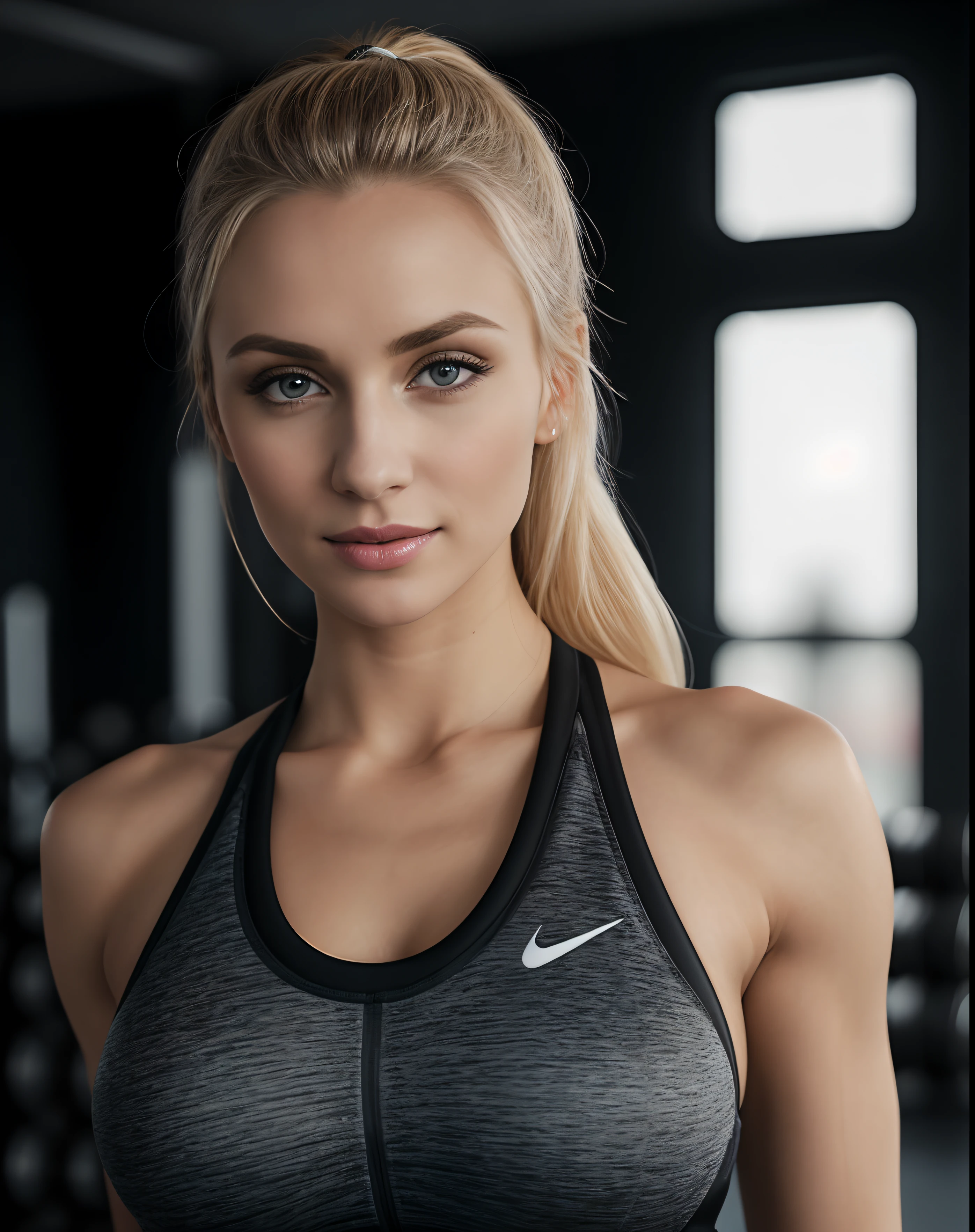 Araffed woman in sportswear at gym provocatively posing for a photo, breathtaking beauty, breathtaking beauty, attractive face and body, attraktive Frau, a beautiful blonde, beautiful blonde girl, reizende frau, Gorgeous woman, beautiful beautiful woman, beautiful blonde woman, Beautiful body and face, sexy girls, beautiful detailed body and face, A beautiful young woman, Spaltung