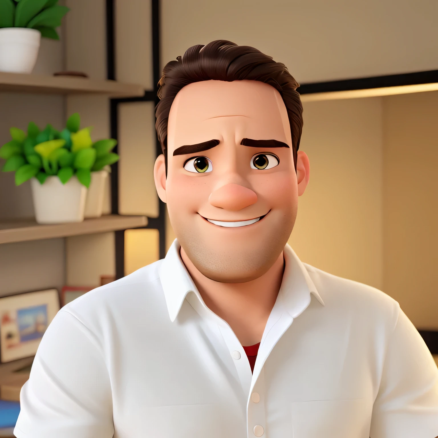Um homem estilo disney pixar, alta qualidade, melhor qualidade