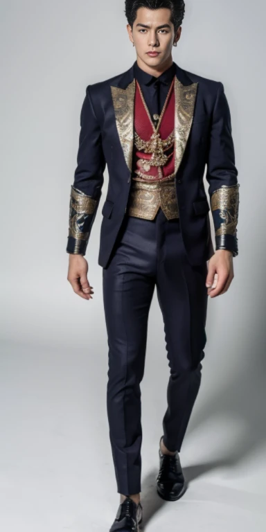 Although very handsome, the whole body of a young-man is realistic, metalic colors,  Super Hero Heineken Men's Action  Amazing Movie Highly Detailed Artwork Detailed Faces Detailed Suit Cgi 8k Resolution , fullbody seen , fullbody shot , foot , 