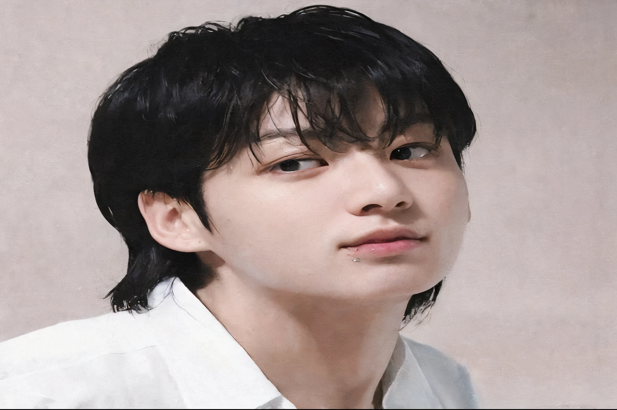 (masterpiece:1.2), best quality, intricate, stunning, extremely detailed, absurdres, cinematic shot, high school boy, tall, athletic, detailed face, detailed eyes, black eyes, black hair, hair over one eye, ahoge, wearing gakuran, detailed fabric emphasis, red buttons, standing, hands in pockets, naoetsu high school building, crosswalk,