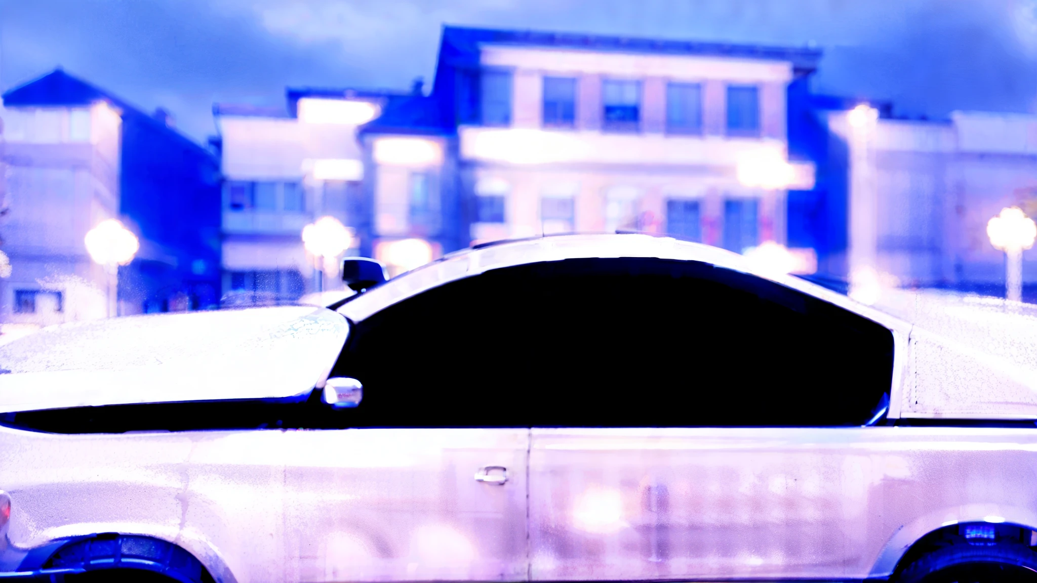 architecture building and a car , minimalist design poster --ar 16:9