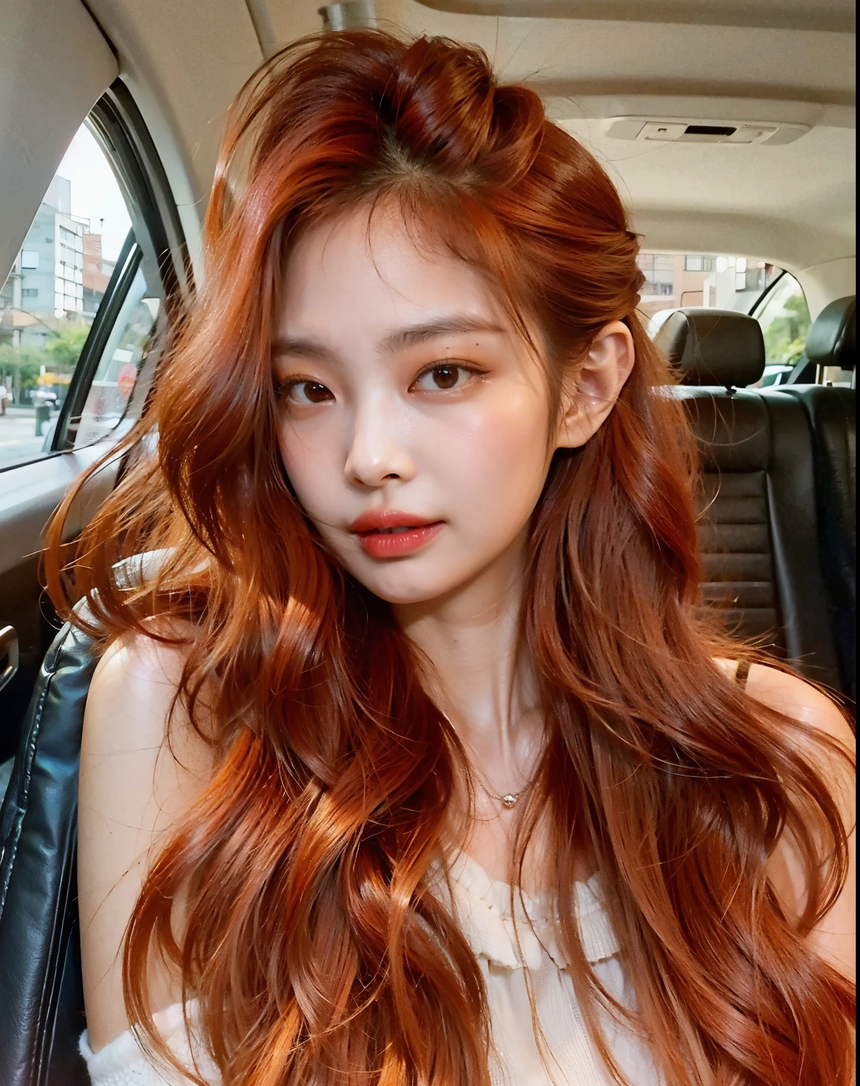 Jennie Kim ruiva