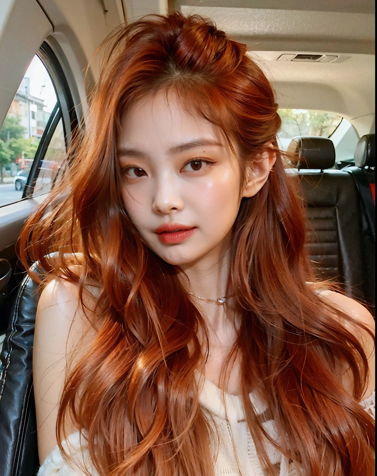 Jennie Kim ruiva