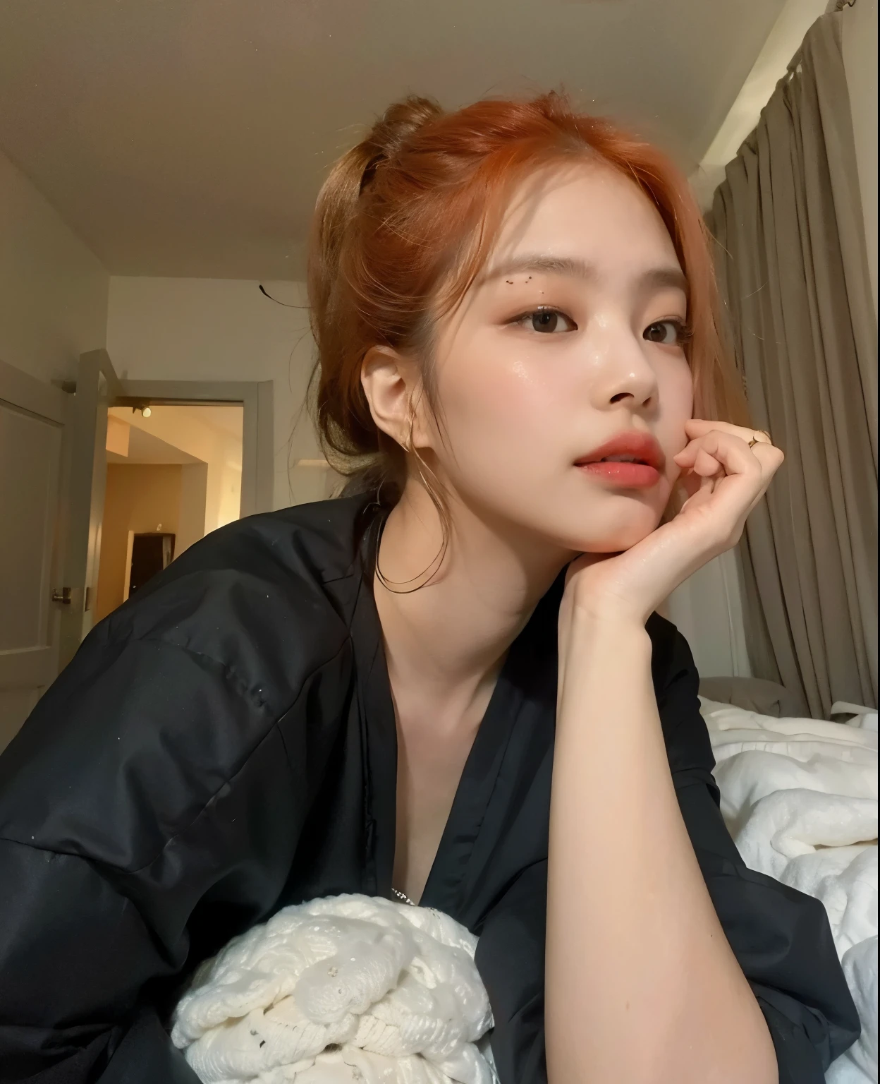 Jennie Kim ruiva
