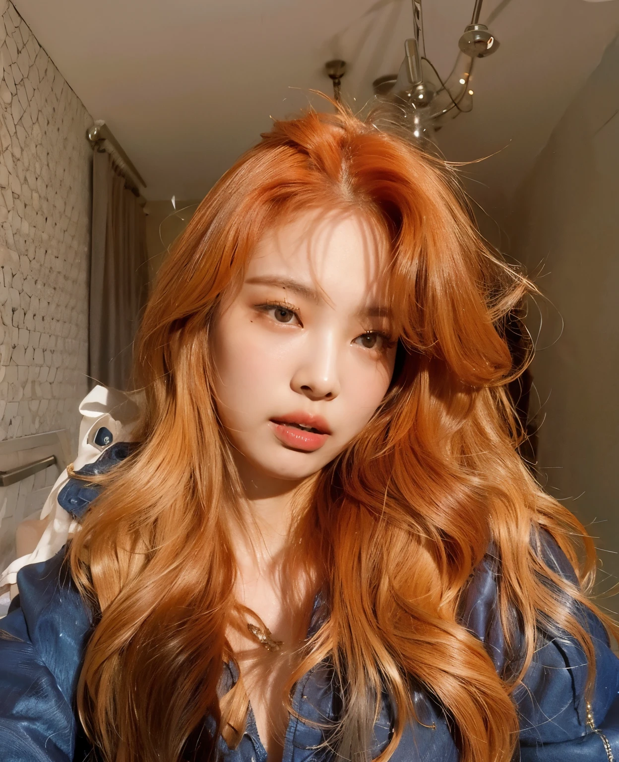 Jennie Kim ruiva