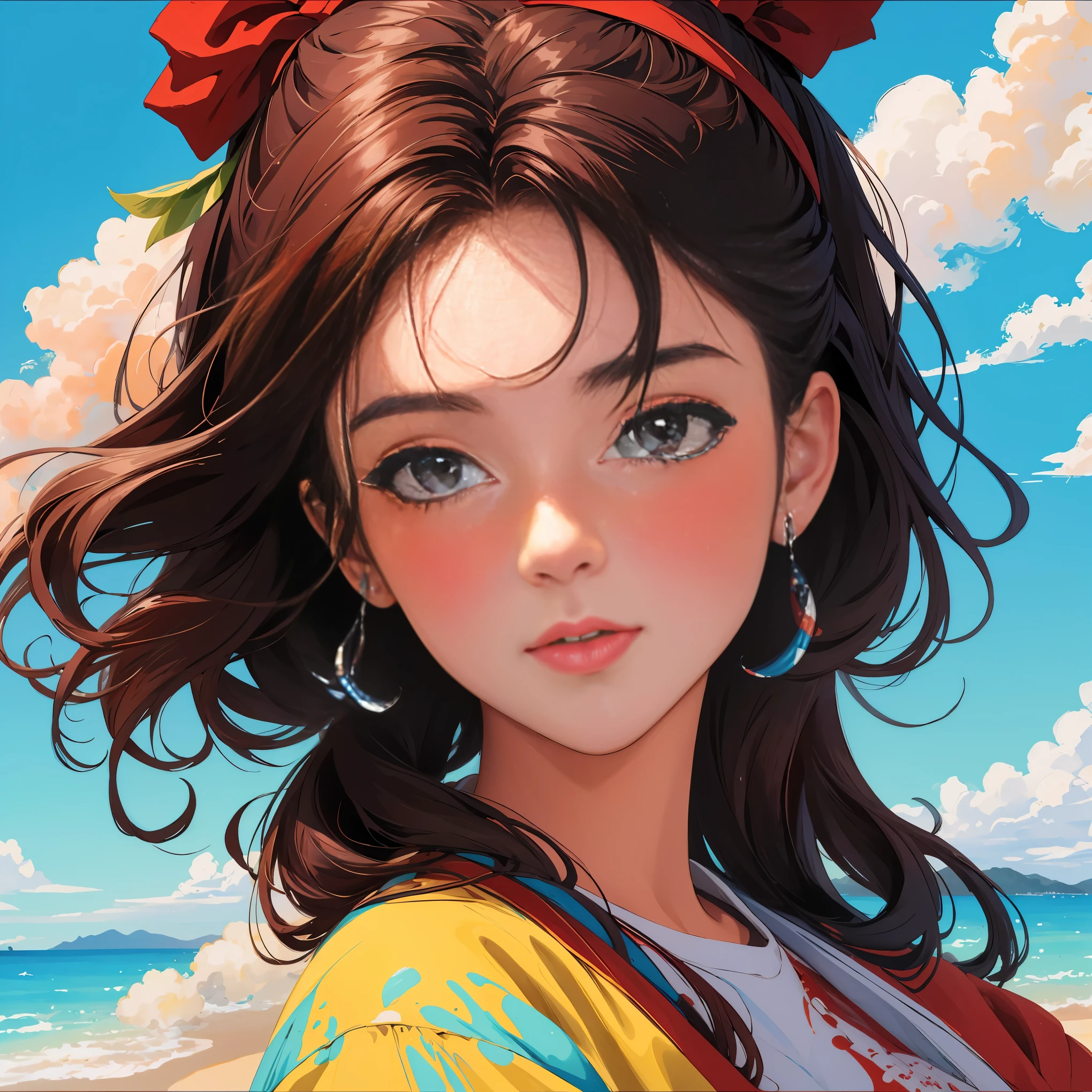 Painting an aesthetic picture, folhas de bordo, essential oil, leitaria, beautiful scenery, vale((olhar cintilante))disco Rigido, alta qualidade, Arbustos, 4K HD, Cloud, Arte bonita UHD 4K, a beautiful artwork illustration, pintura digital bonita, pintura digital altamente detalhada, bela arte digital, pintura detalhada 4K, pintura digital muito detalhada, ricas cores pitorescas, lindo pintura digital,