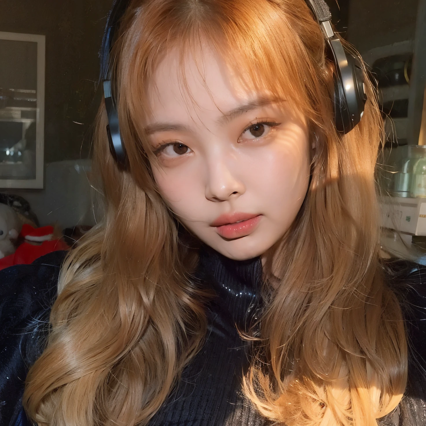 Jennie Kim ruiva