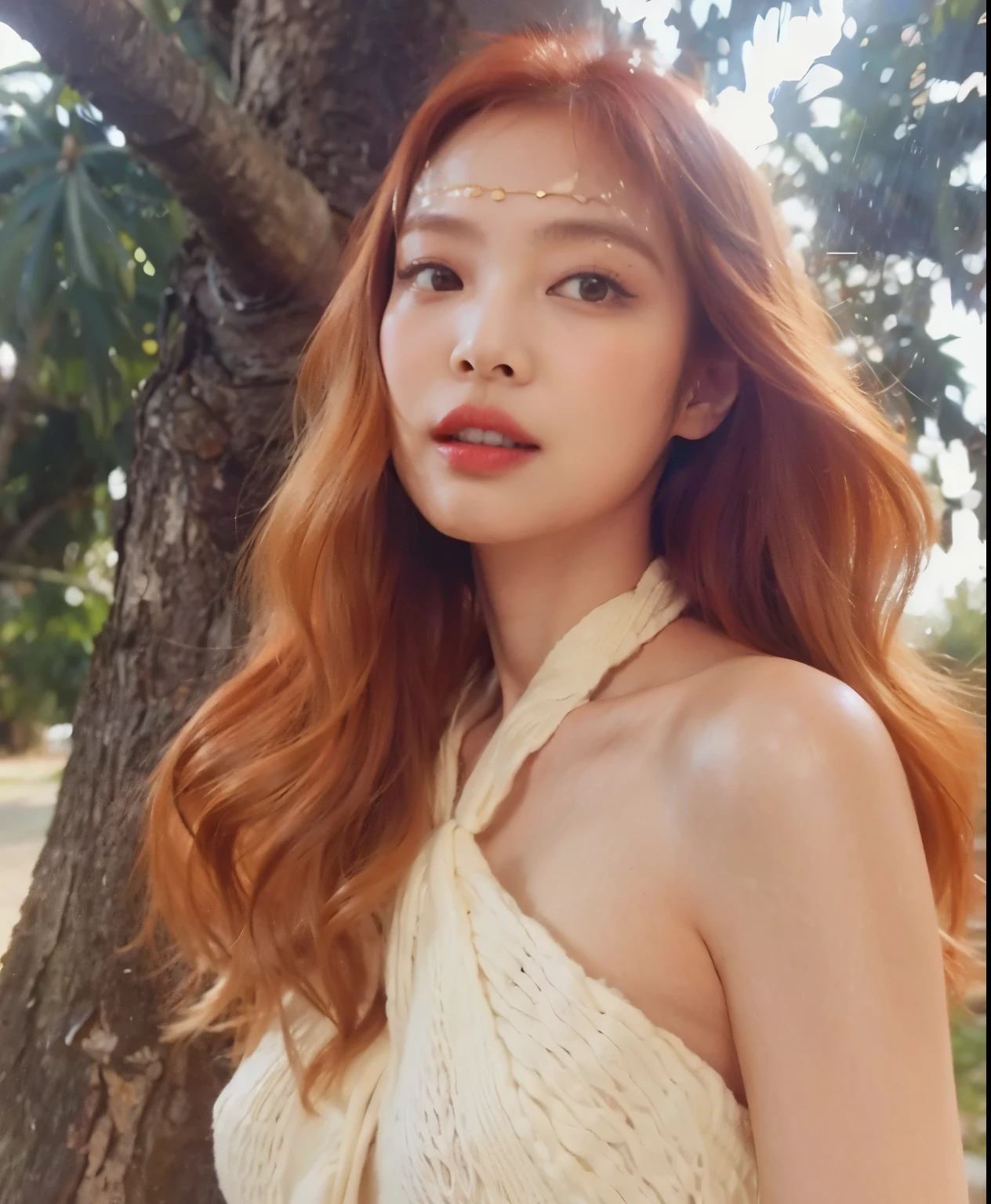 Jennie Kim ruiva 