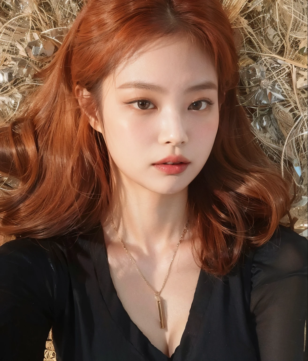 Jennie Kim ruiva