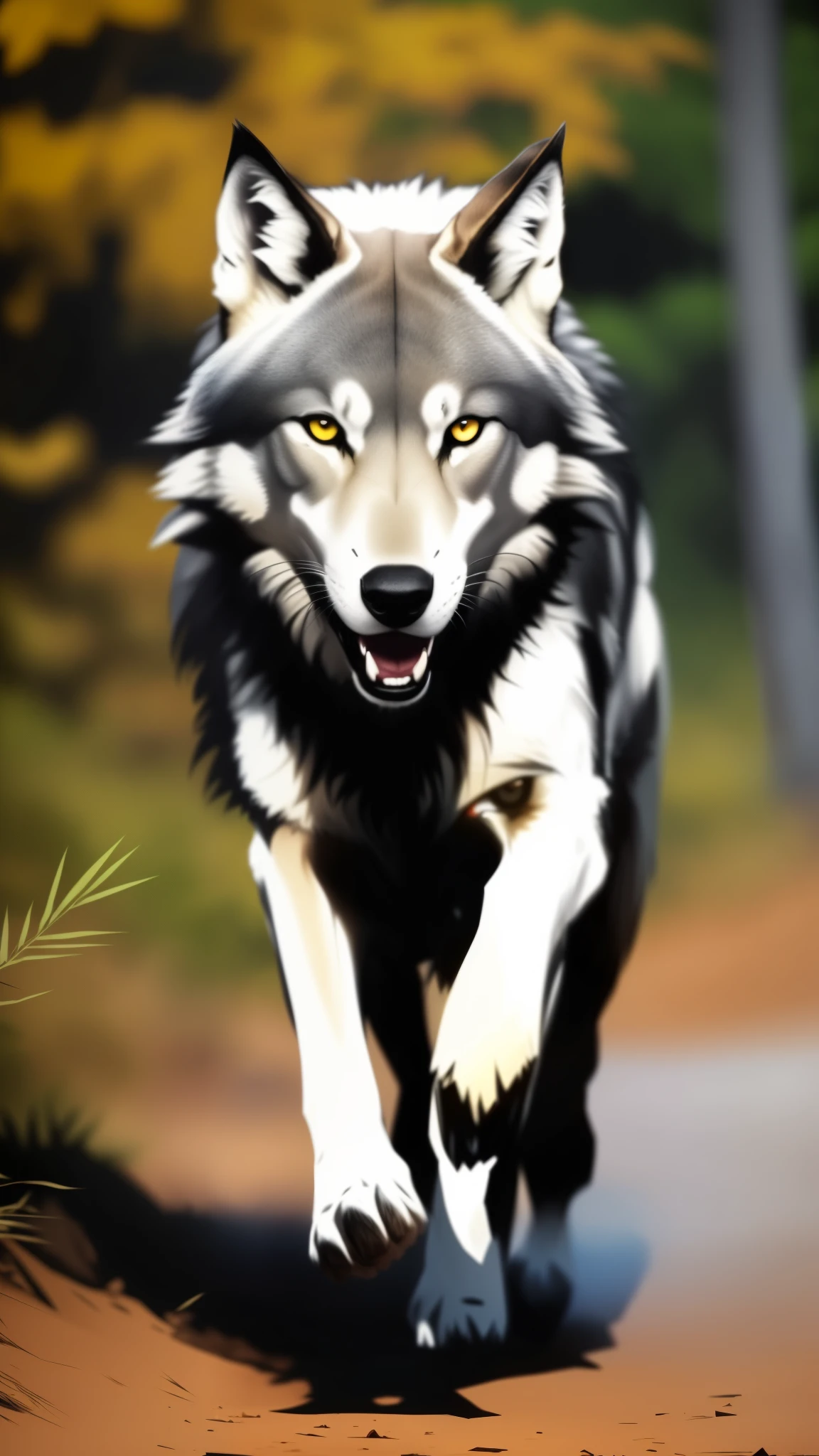 a painting of a No or with blood on the face, Lobo no inferno, No or, photo of No or, portrait of No or fantasy, imagem do avatar, He ad No or, Grim - Lobo, Big No or, portrait of No or, No or, No or alp ha head, wolp, foto de perfil, AngieNão or, No or, alto detalhamen to), He has No or yellow eyes, Meio Lobo, No or dark grey