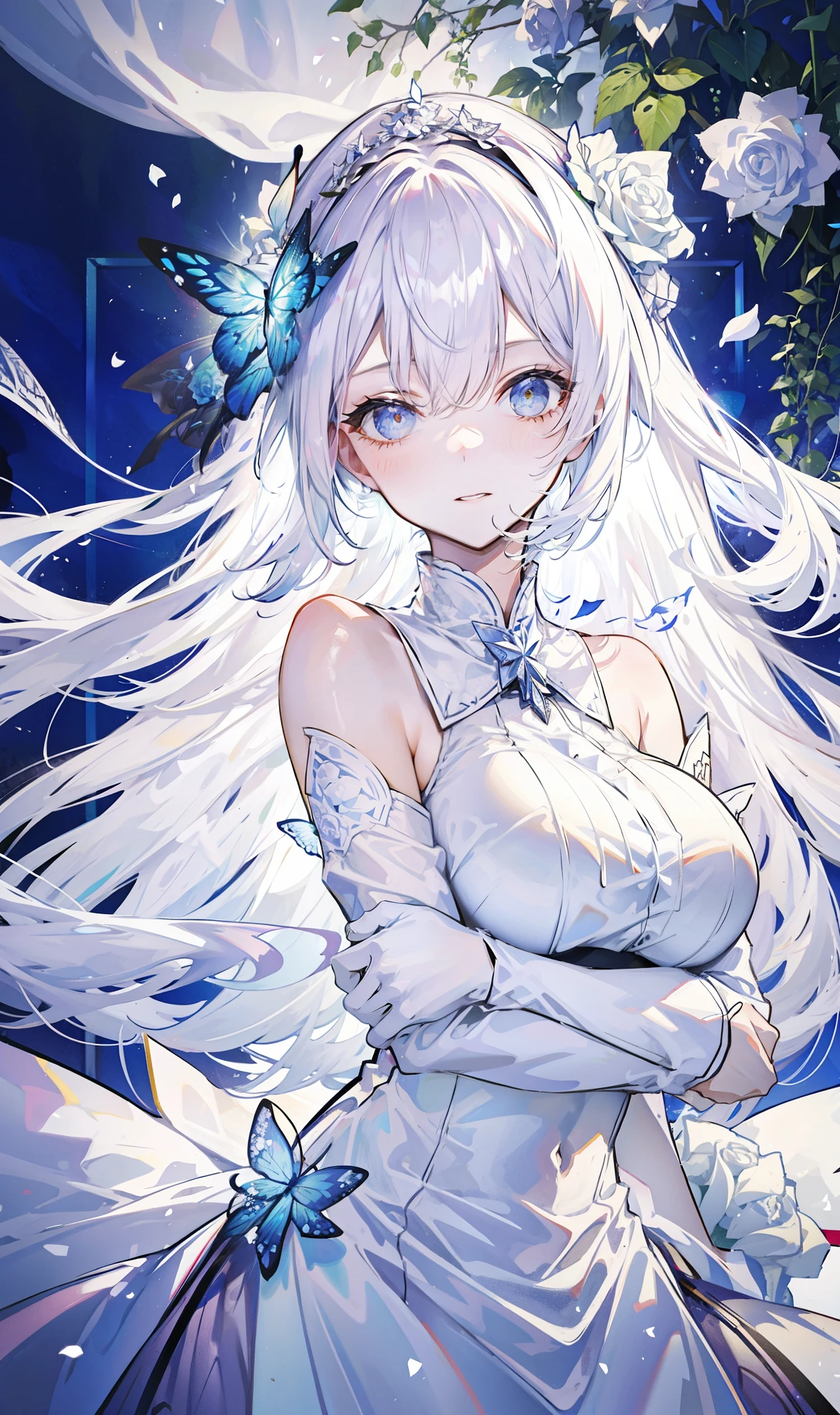 White roses