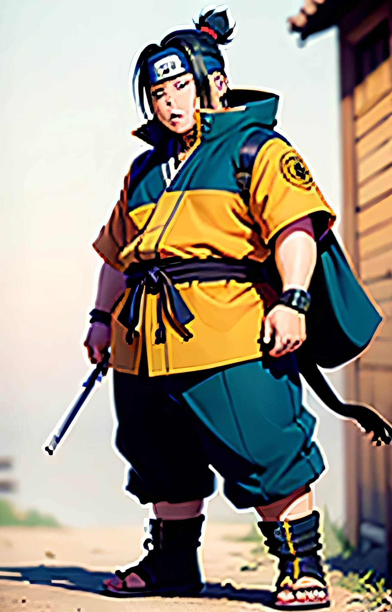 Akimichi clan, Garrett, Estilo de arte de Naruto, gordo