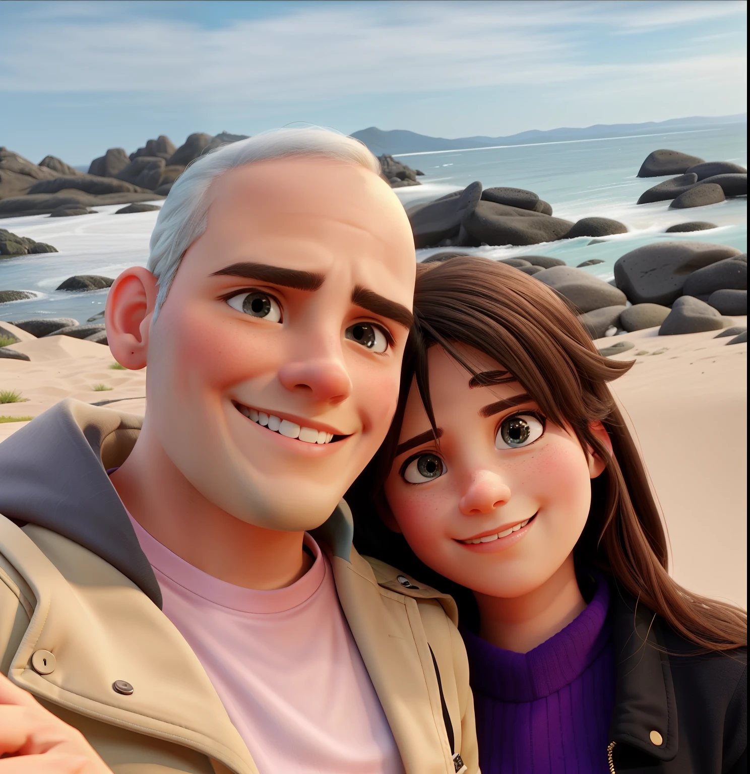 Create the image as identical as possible to the photo