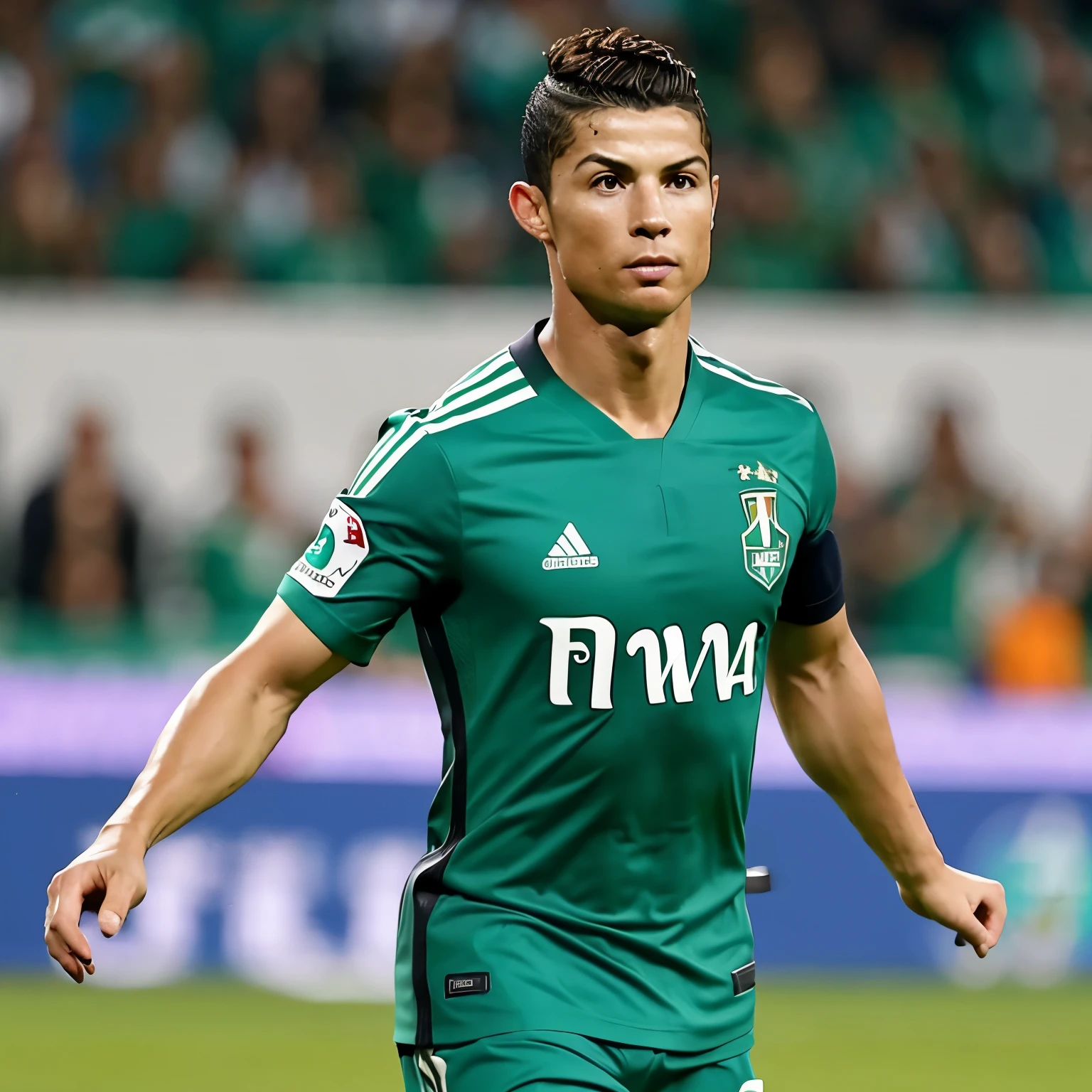 Cristiano Ronaldo usando a camisa do Palmeiras 