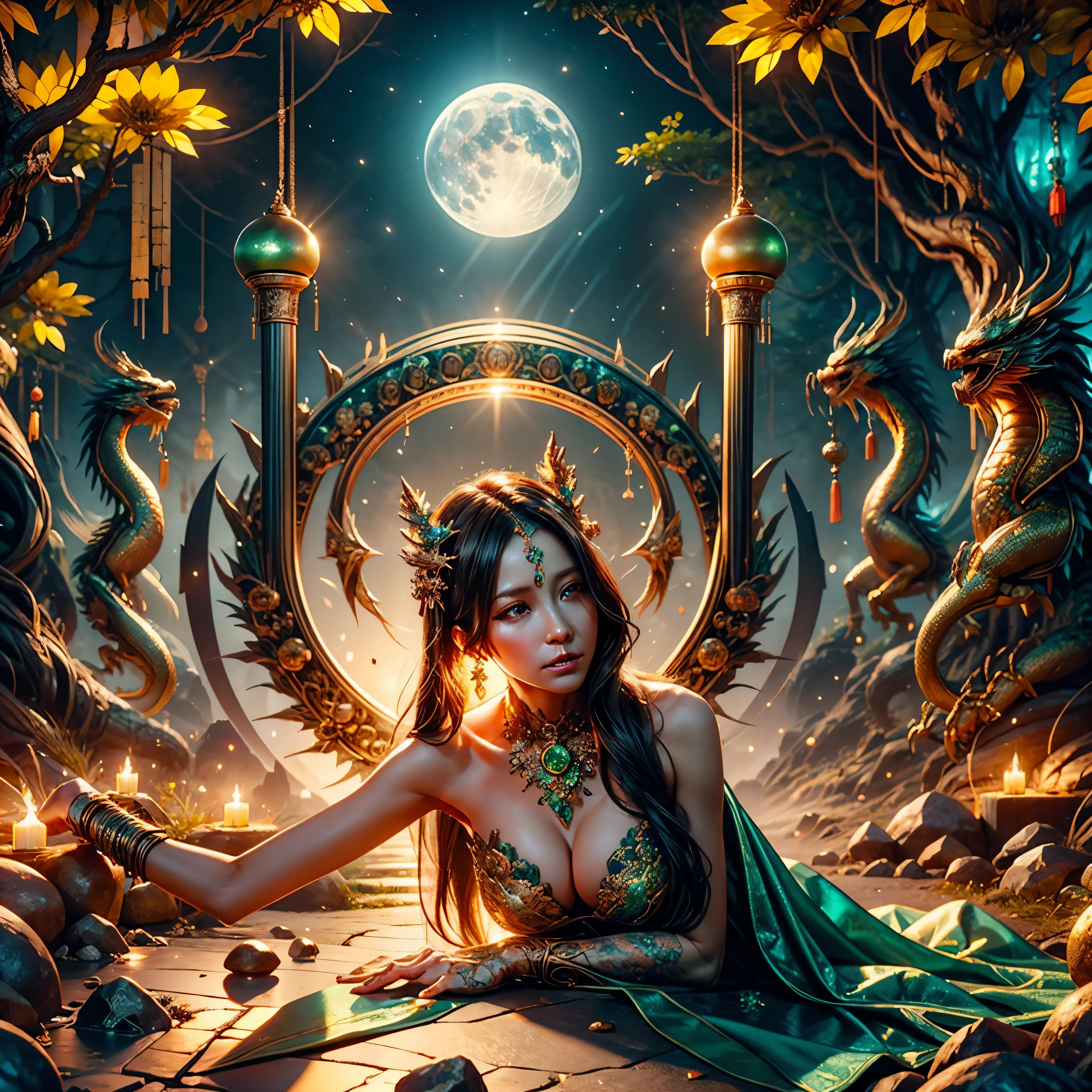 Totem ShootingStar The dragon sleeps in the forest, curled up in a kolachik,lying on its belly, "Suzhou Garden" The head lies on the snow nebulae hyper Nebula Moonrise epic moonset panoramic moonshine "Wood Dragon Totem" Unrealengine5 ultra masterpiece meticulously intricate ultra_high-details ultra_high-def ultra_high-res ultra_high-quality optimal ultra_sharpness ultra_photo-realistic ethereal_beauty fantasy_illustration:1.3 enchanting_gaze otherworldly_charm mystical_sky deep path equirectangular moonlit_night detailed_cloudscape:1.3 batlying_in_the_sky_background bat thong beholder legs_dangling_above_lava glowing_torches long_leges cgi vfx sfx reflex Octane_rendered extreme improved UHD focus XT3 accurate DSLR HDR romm rgb pbr 3dcg fxaa blay vivid colors-coded anti-aliasing fkaa txaa rtx ssao opengl-shaders glsl-shaders post-processing post-production cell-shading tone-mapping perfection volumetric Lightning contrast Cinematic moonlight backlight global illumination sunflower luminescence Crystalline invoke magic monarch monstrous viceroy creature sundrop onyx summon transparent ruby Tourmaline crystal pearls paddling opal fleuraison monster butterfly "WoodDragon" reflection strange glow lazuli hole flash Earth saturate hearth blooms floraison varies multi etc. --v 6 --s 1000 --c 20 --q 20 --chaos 100