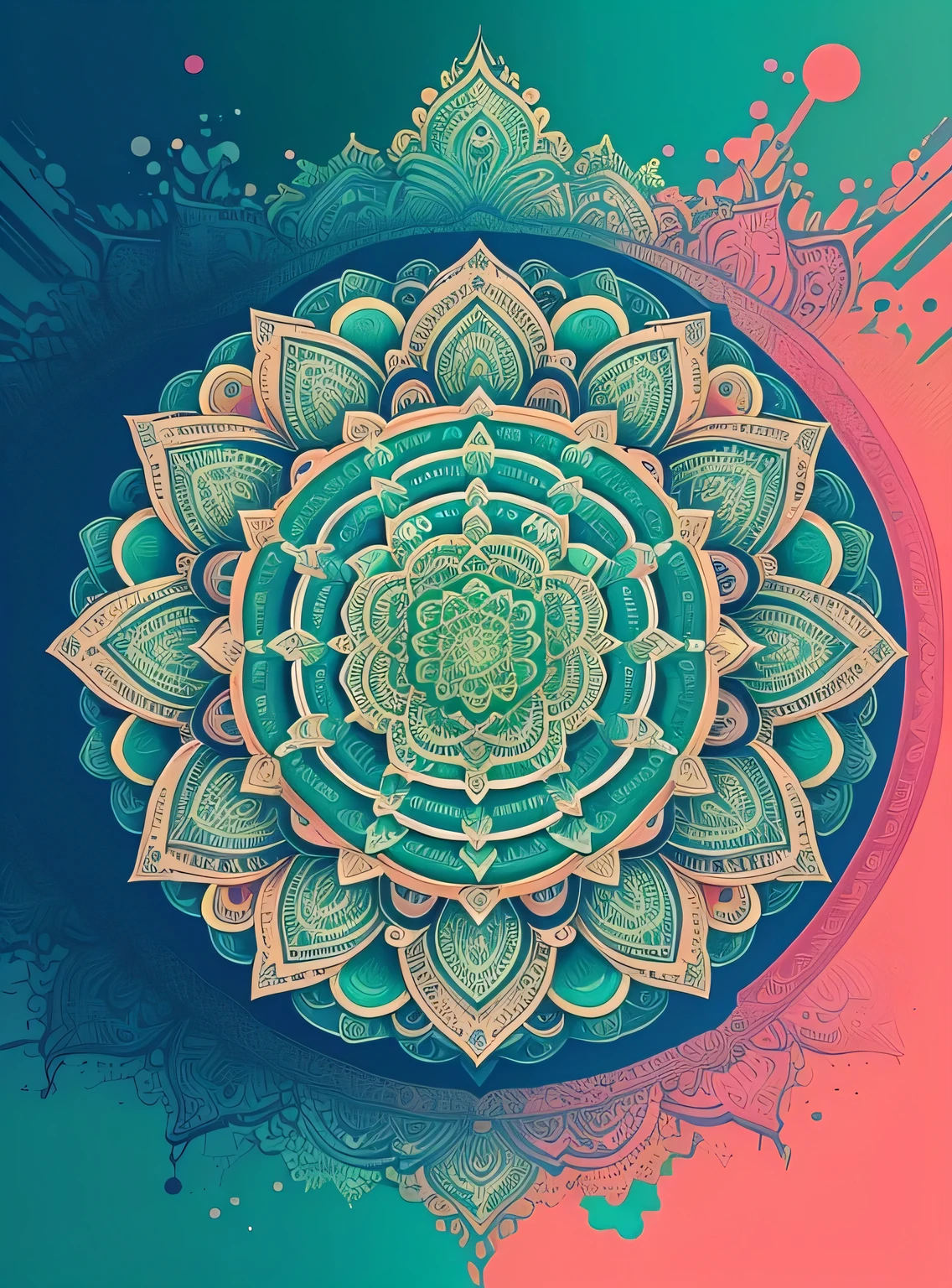 Lindo mandala, green sky, estilo de arte pop, Yang08k, Lindo, colorida,
obras-primas, maximum quality, melhor qualidade, arte oficial, Lindo and aesthetic,