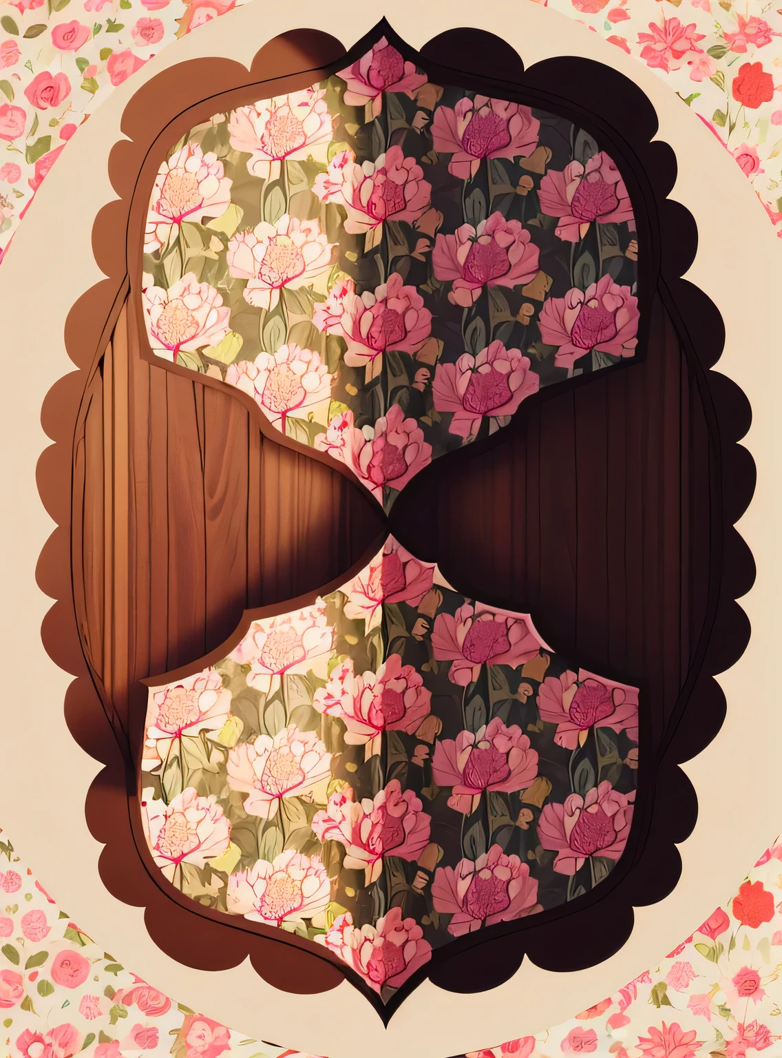 cottagecore, Flower patterns, 2D, Vetor  