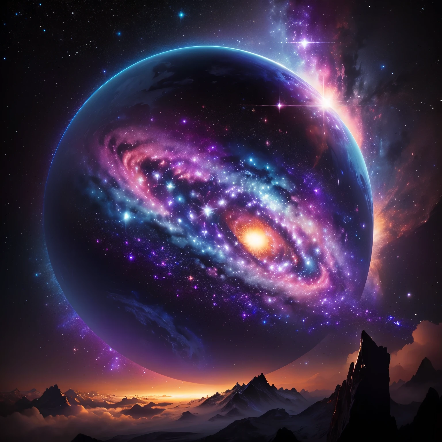 galaxy in space