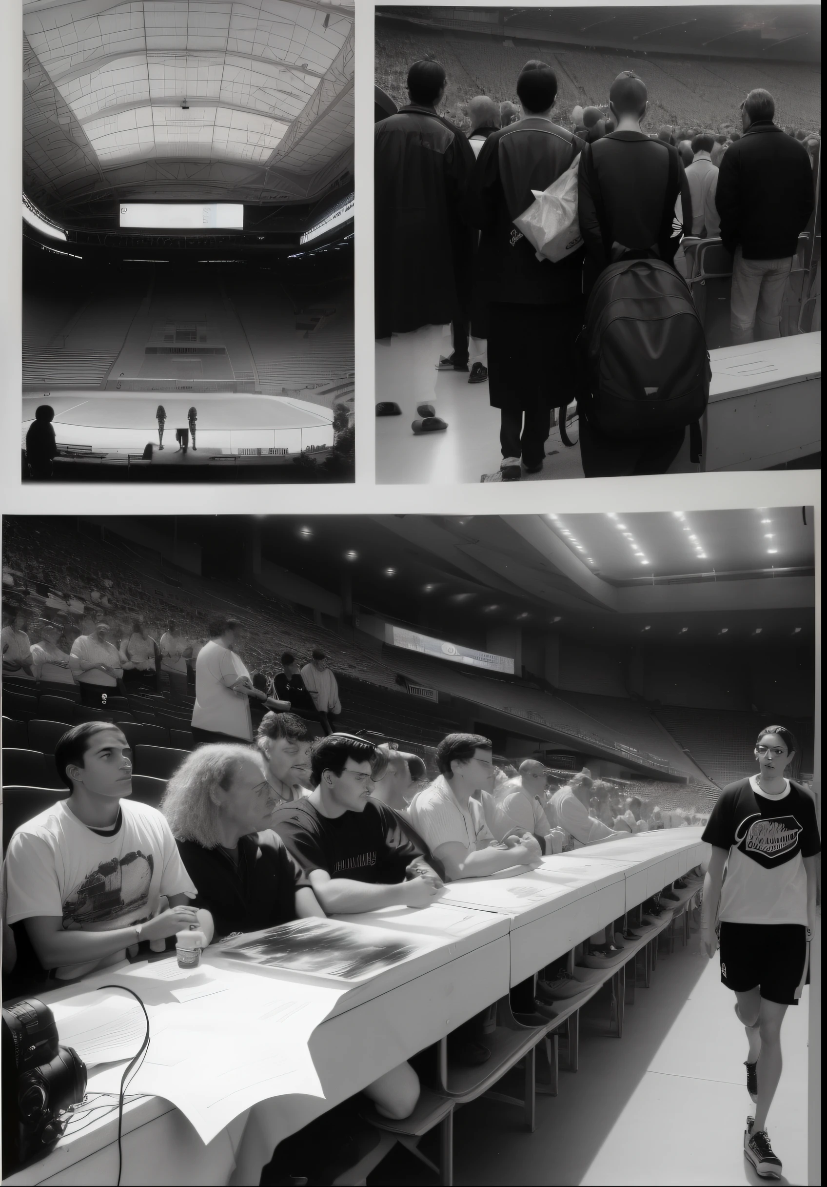 several pictures of a man on a skateboard in a stadium, f / 2 0, press photos, shot onfilm, aesthetic shot, photographed in film, court session images, archival photo, by John Armleder, captured on iphone, candid shot, jordan, shot from danis villeneuve movie, ( greg rutkowski ), focus in the foreground
