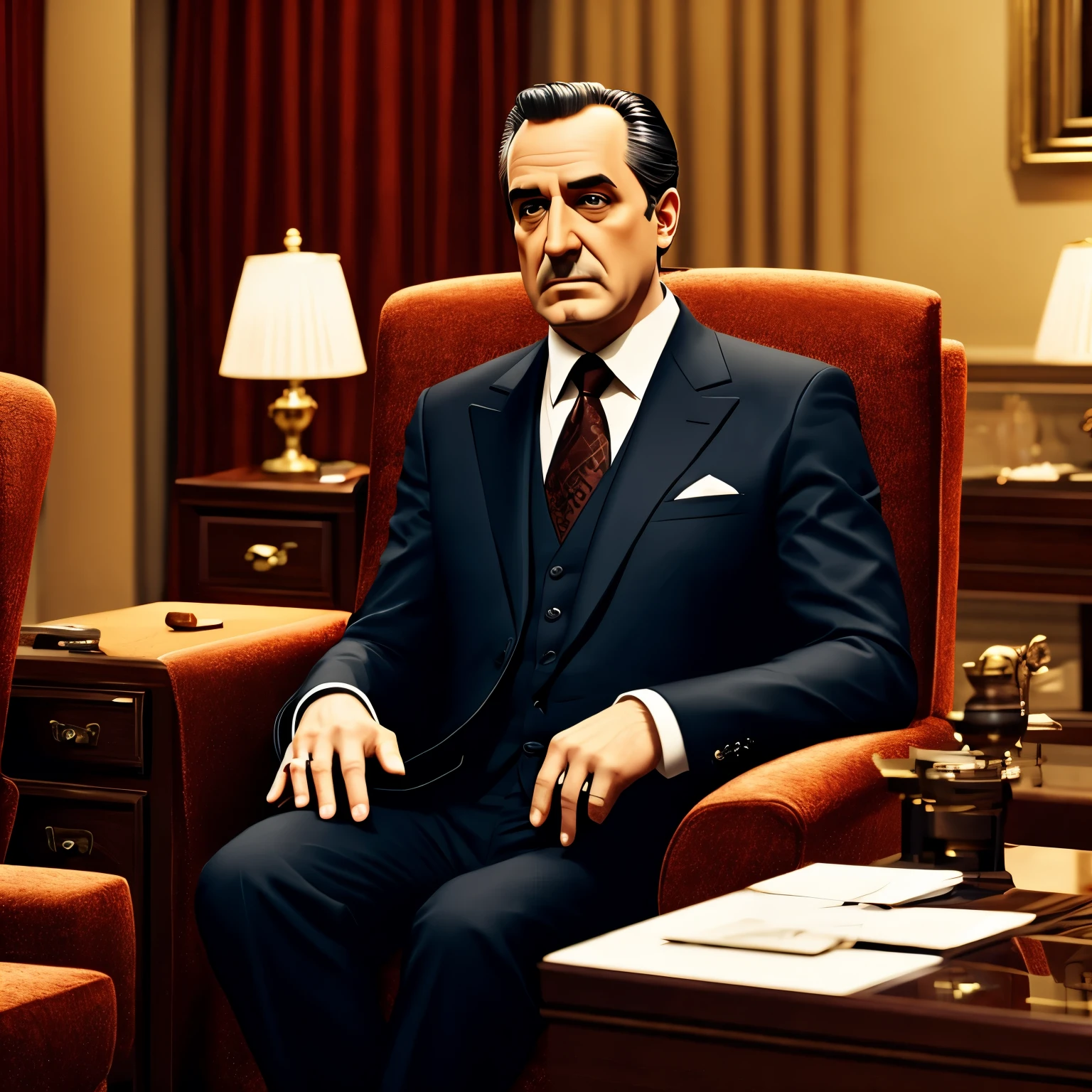 Pixar style godfather