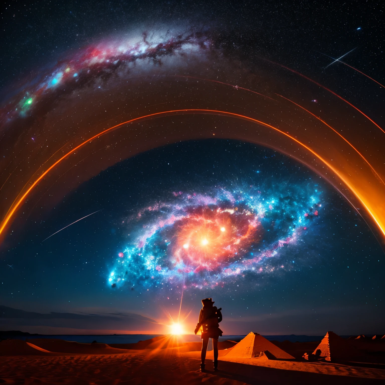 supernova Light Pyramids