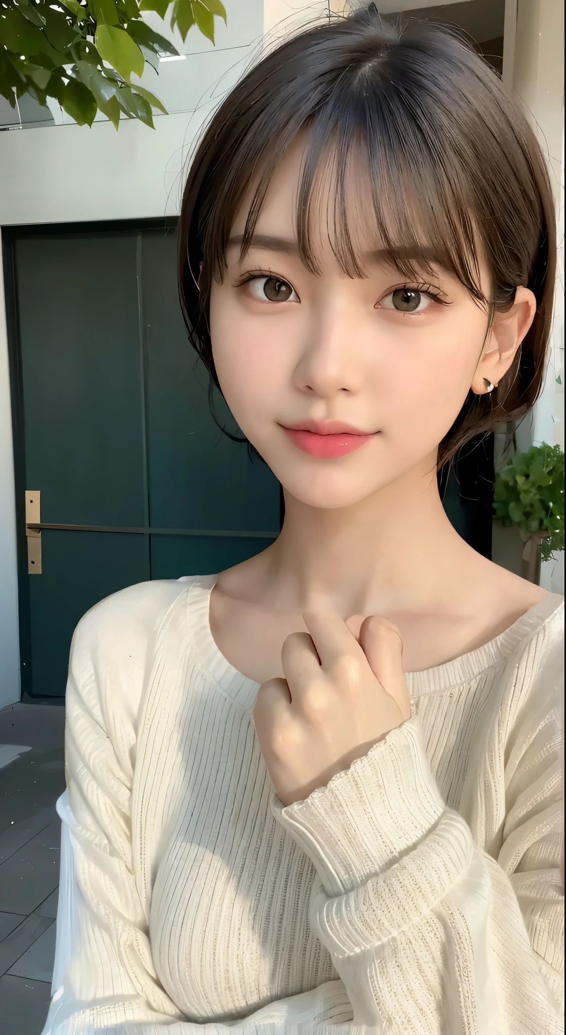 Knitted long sleeves