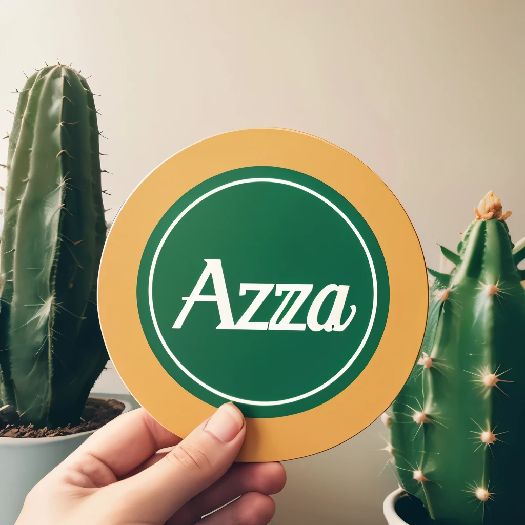 Brand logo, cactus, smiling mouth, words: Mouthful of AZ