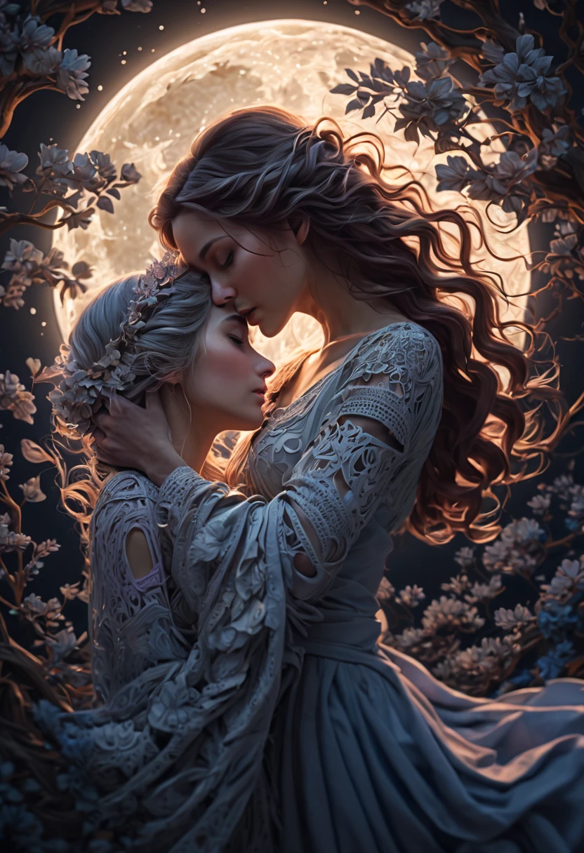 (best quality,4k,8k,highres,masterpiece:1.2),ultra-detailed,(realistic,photorealistic,photo-realistic:1.37), digital art, anime, ((magical woman)), ((zentangle style)), origami,affectionate,getting closer to you,detailed facial expressions,dark atmosphere,enchanting background,mysterious lighting,vibrant colors,ethereal glow,emotional connection,subtle intimacy,dreamlike fantasy,spellbinding composition,fluid movements,flowing garments,sensual gestures,soft caresses,whispering secrets,mystical energy,twinkling stars,floating petals,expressive eyes,supernatural powers,enchanted forest,moonlit night,gentle breeze,fleeting moments of passion,endless love,unbreakable bond,fantastic female empowerment.