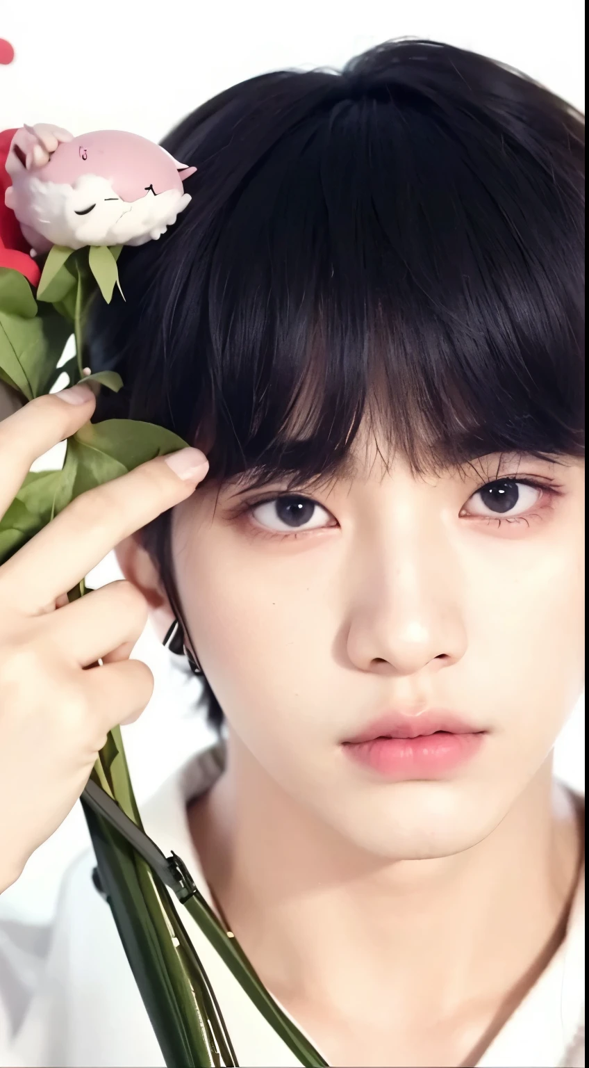 There's a ??? with headphones on and a pink sweater, ulzzang, Ulzzang masculino, Wan adorable cara coreana, Cai Xukun, kanliu666, Jinyoung Shin, Ruan lindo vtuber, Kim Doyoung, Chiho, e-chica, E - Chica, Jung Jaehyun, Jaeyeon Nam, Sakimichan